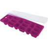 Форма за лед с капак Fackelmann 49368, 25x10 см, Многоцветен