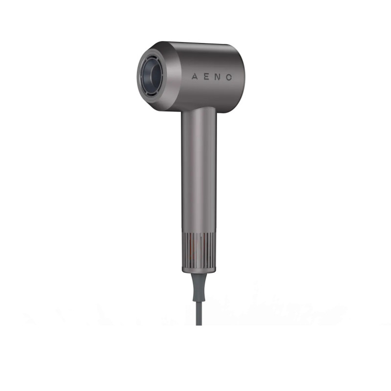 Сешоар AENO HD1 AHD0001, 1500W, Безчетков мотор, 3 скорости, 3 нива, Йонизация, Сив/Черен