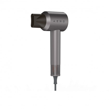 Сешоар AENO HD1 AHD0001, 1500W, Безчетков мотор, 3 скорости, 3 нива, Йонизация, Сив/Черен