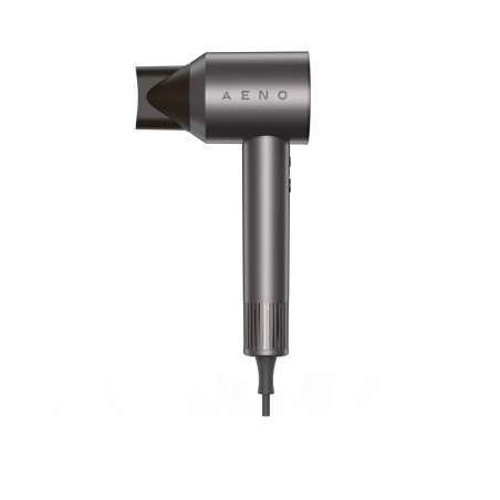 Сешоар AENO HD1 AHD0001, 1500W, Безчетков мотор, 3 скорости, 3 нива, Йонизация, Сив/Черен