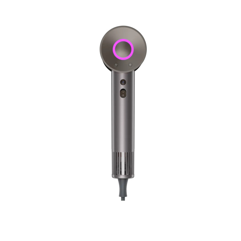 Сешоар AENO HD1 AHD0001, 1500W, Безчетков мотор, 3 скорости, 3 нива, Йонизация, Сив/Черен