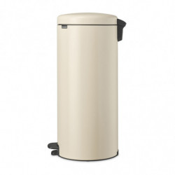 Кош за боклук с педал Brabantia NewIcon 1005539, 30 л, Леко затваряне, Противоплъзгаща основа, Бежов