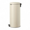 Кош за боклук с педал Brabantia NewIcon 1005539, 30 л, Леко затваряне, Противоплъзгаща основа, Бежов