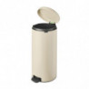 Кош за боклук с педал Brabantia NewIcon 1005539, 30 л, Леко затваряне, Противоплъзгаща основа, Бежов
