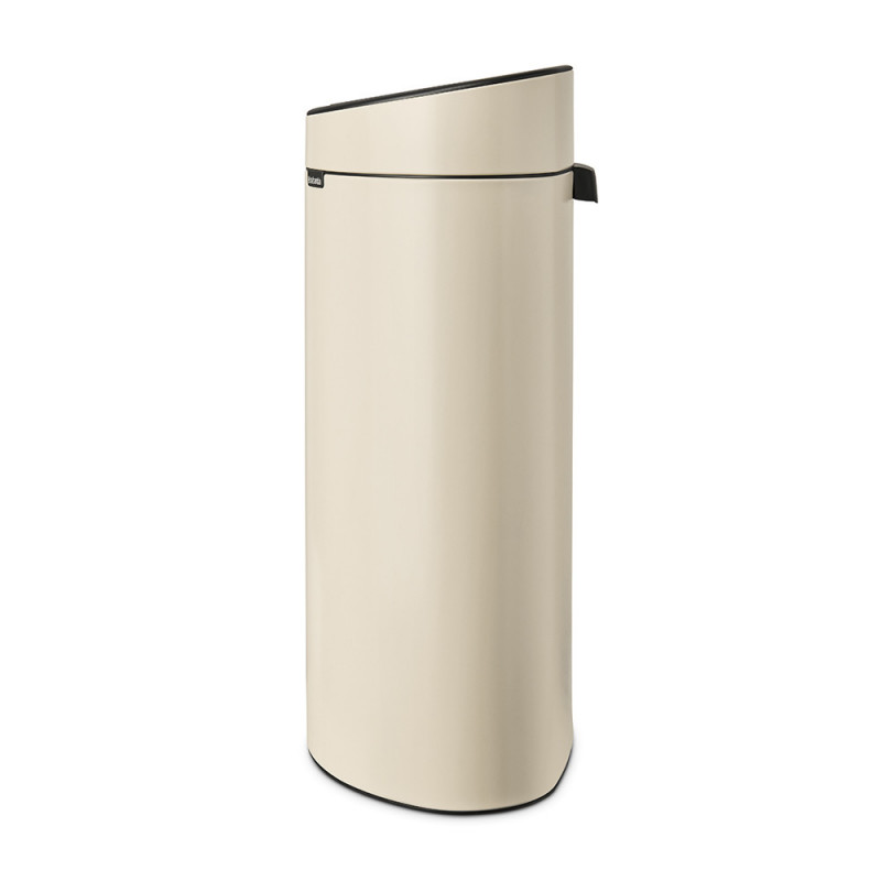 Кош за боклук Brabantia Touch Bin New 1005543, 40 л, Плавно и безшумно отваряне, Голям отвор, Бежов