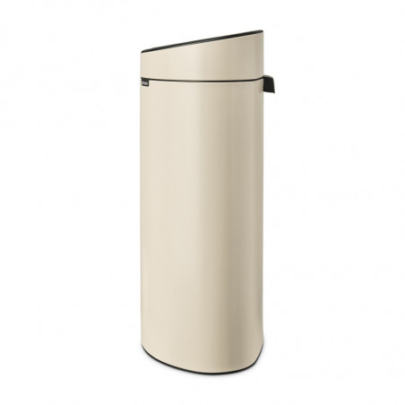 Кош за боклук Brabantia Touch Bin New 1005543, 40 л, Плавно и безшумно отваряне, Голям отвор, Бежов