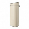 Кош за боклук Brabantia Touch Bin New 1005543, 40 л, Плавно и безшумно отваряне, Голям отвор, Бежов