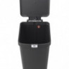 Кош за боклук с педал Brabantia StepUp 1005557, 40 л, Екологични материали, Голям отвор, Тъмносив