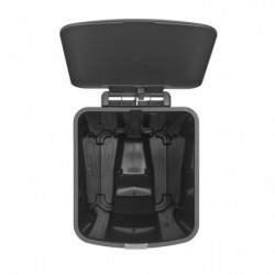 Кош за боклук с педал Brabantia StepUp 1005557, 40 л, Екологични материали, Голям отвор, Тъмносив
