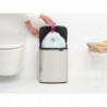Кош за боклук Brabantia Bo Small 1006636, 12 л, Безшумно и плавно отваряне, Противоплъзгаща основа, Инокс