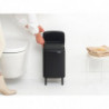 Кош за боклук Brabantia Bo Small Hi 1006645, 7 л, Повдигнат, Плавно и безшумно отваряне, Противоплъзгаща основа, Черен