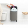 Кош за боклук Brabantia Bo Small Hi 1006648, 12 л, Плавно и безшумно отваряне, Противоплъзгаща основа, Сив