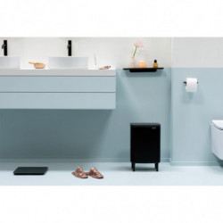 Кош за боклук Brabantia Bo Small Hi 1006649, 12 л, Плавно и безшумно отваряне, Противоплъзгаща основа, Черен