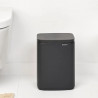 Кош за боклук Brabantia Bo Small 1006622, 4 л, Плавно и безшумно отваряне, Противоплъзгаща основа, Черен