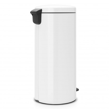 Кош за боклук с педал Brabantia NewIcon 649049, 30 л, Плавно затваряне, Противоплъзгаща основа, Бял
