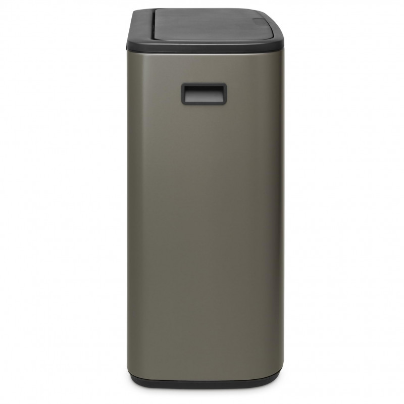 Кош за боклук Brabantia Bo Touch 1001276, 60 л, Плавно и безшумно отваряне, Голям отвор, Бронз