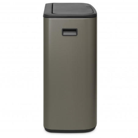 Кош за боклук Brabantia Bo Touch 1001276, 60 л, Плавно и безшумно отваряне, Голям отвор, Бронз
