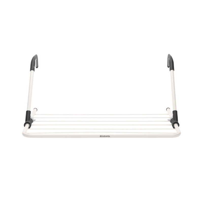 Простор за окачване Brabantia 90300177, 4.5 м, За стени до 11 см, Сгъваеми рамена, Бял