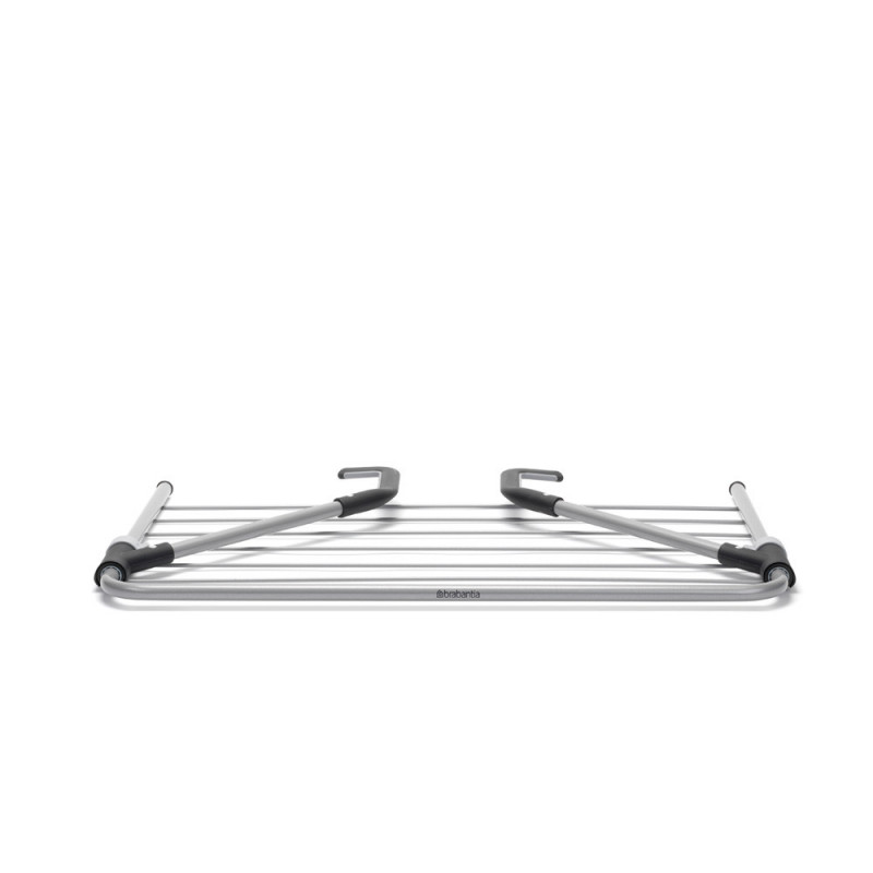 Простор за окачване Brabantia 90300178, 4.5 м, За стени до 11 см, Сгъваеми рамена, Инокс