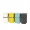 Кош за разделно събиране на боклук Brabantia Sort&Go 647670, 12 л, Дръжка, Възможност за стенен монтаж, Тъмносив