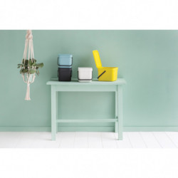 Кош за разделно събиране на боклук Brabantia Sort&Go 648974, 6 л, Дръжка, Възможност за стенен монтаж, Тъмносив