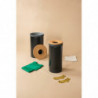Кош за пране Brabantia 1000825, 35 л, Корков капак, Пълнене без отваряне, Вентилационни отвори, Черен