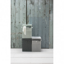 Кутия за пране Brabantia Stackable 1000829, 35 л, Преден отвор, Широк капак, Сгъваема, Зелен