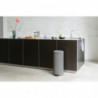Кош за боклук с педал Brabantia NewIcon 1001092, 30 л, Плавно затваряне, Противоплъзгаща основа, Сатенено покритие, Сив