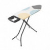 Маса за гладене Brabantia C 1003363, 124x45 см, 7 позиции за регулиране, Голяма поставка за ютия, Бял/Сив