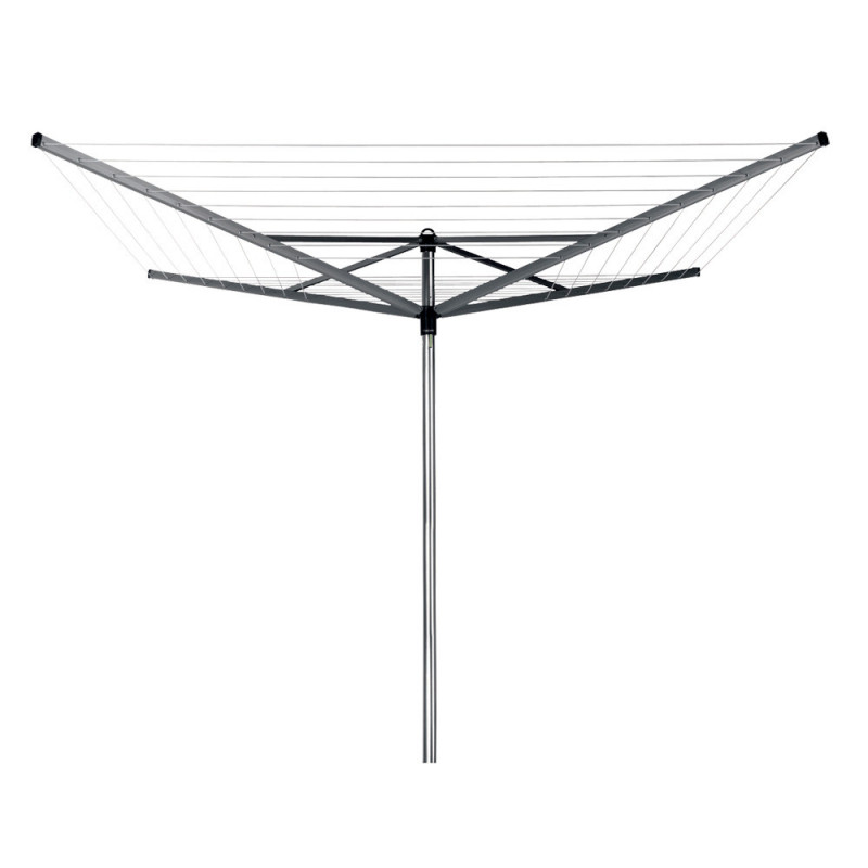 Външен простор Brabantia TopSpinner 1003461, 50 м, Метален шиш за вкопаване, Резистентен на корозия, Инокс