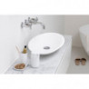 Комплект аксесоари за баня Brabantia ReNew 1003492, 3 части, 250 мл, Устойчиви на корозия, Бял
