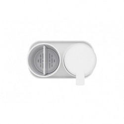 Комплект аксесоари за баня Brabantia ReNew 1003492, 3 части, 250 мл, Устойчиви на корозия, Бял