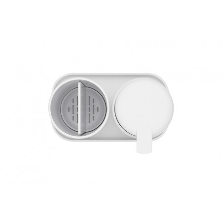 Комплект аксесоари за баня Brabantia ReNew 1003492, 3 части, 250 мл, Устойчиви на корозия, Бял
