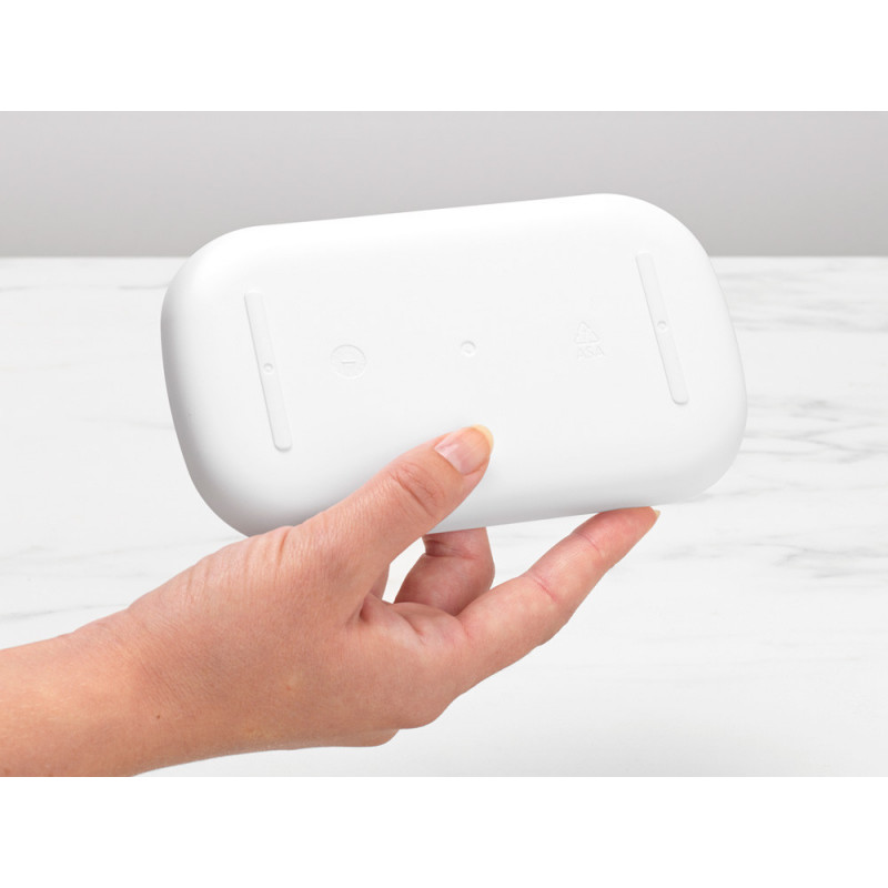 Комплект аксесоари за баня Brabantia ReNew 1003492, 3 части, 250 мл, Устойчиви на корозия, Бял