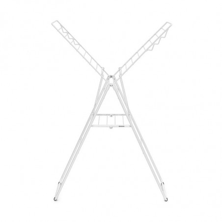 Сушилник за дрехи Brabantia Hangon 1004164, 20 м, 6 закачалки, Регулируем, Заключване за деца, Бял