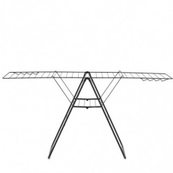 Сушилник за дрехи Brabantia Hangon 1004168, 25 м, 8 закачалки, Регулируем, Заключване за деца, Черен
