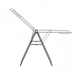 Сушилник за дрехи Brabantia Hangon 1004168, 25 м, 8 закачалки, Регулируем, Заключване за деца, Черен