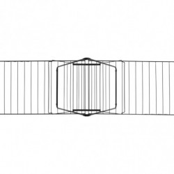 Сушилник за дрехи Brabantia Hangon 1004168, 25 м, 8 закачалки, Регулируем, Заключване за деца, Черен