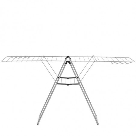 Сушилник за дрехи Brabantia Hangon 1004169, 25 м, 8 закачалки, Регулируем, Заключване за деца, Инокс