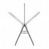 Сушилник за дрехи Brabantia Hangon 1004171, 25 м, 8 закачалки, Заключване за деца, Допълнителен прът, Черен