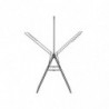 Сушилник за дрехи Brabantia Hangon 1004171, 25 м, 8 закачалки, Заключване за деца, Допълнителен прът, Черен