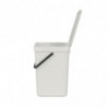 Кош за разделно събиране на боклук Brabantia Sort&Go 1005511, 12 л, Дръжка, Възможност за стенен монтаж, Светлосив