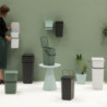Кош за разделно събиране на боклук Brabantia Sort&Go 1005517, 16 л, Дръжка, Възможност за стенен монтаж, Светлозелен