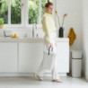 Кош за разделно събиране на боклук Brabantia Sort&Go 1005554, 40 л, Дръжка, Възможност за стенен монтаж, Светлосив