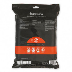 Торба за кош Brabantia PerfectFit FlatBack+/Touch 1005575, Размер L, 40-45 л, 40 броя, Бял