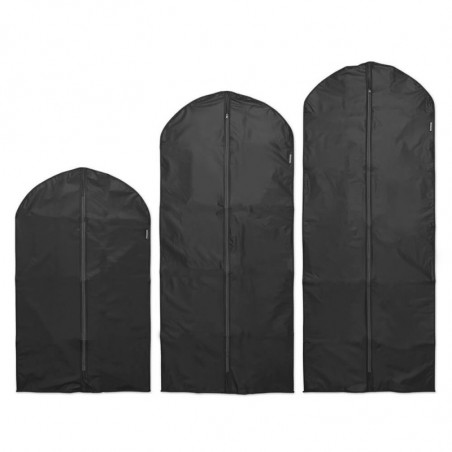 Комплект калъфи за дрехи Brabantia 1005662, M/L/XL, 60x100/135/150 см, Цип, Черен