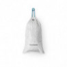Торбички за кош Brabantia PerfectFit FlatBack+/Bo 1006073, Размер O, 30 л, 40 броя, Бял