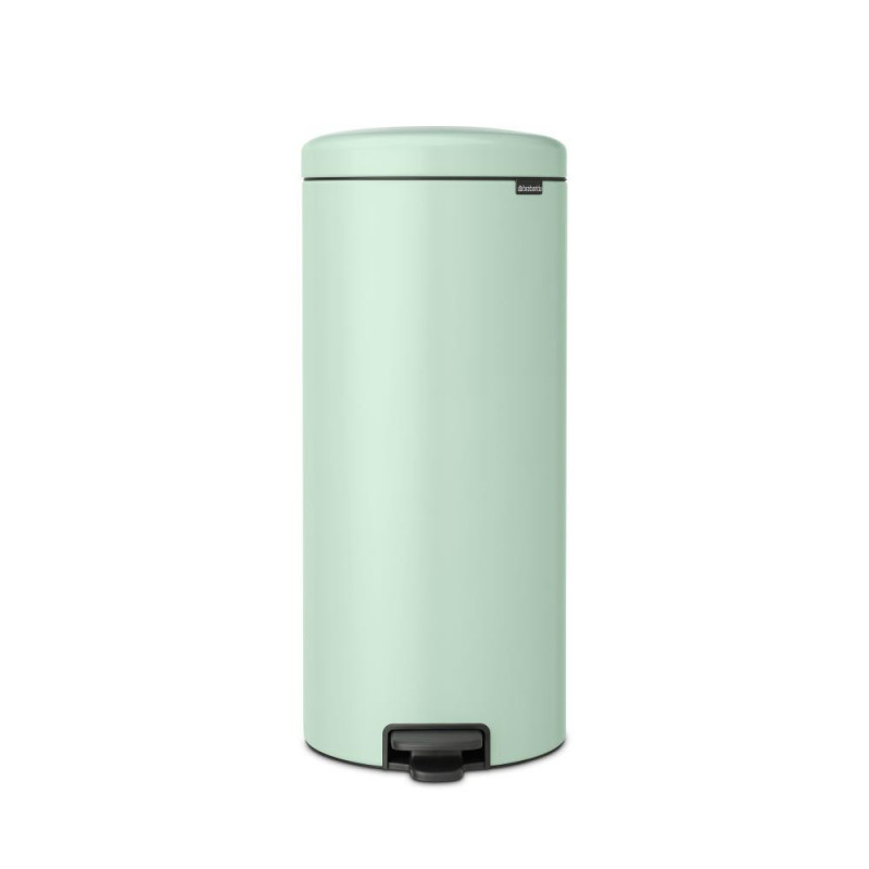 Кош за боклук с педал Brabantia NewIcon 1008851, 30 л, Плавно затваряне, Противоплъзгаща основа, Светлозелен