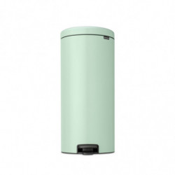 Кош за боклук с педал Brabantia NewIcon 1008851, 30 л, Плавно затваряне, Противоплъзгаща основа, Светлозелен