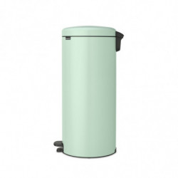 Кош за боклук с педал Brabantia NewIcon 1008851, 30 л, Плавно затваряне, Противоплъзгаща основа, Светлозелен